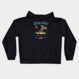 Social distance Kids Hoodie